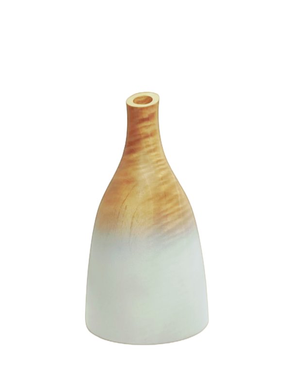 Wooden Tall Vase No.3 (Wooden/ White Color)