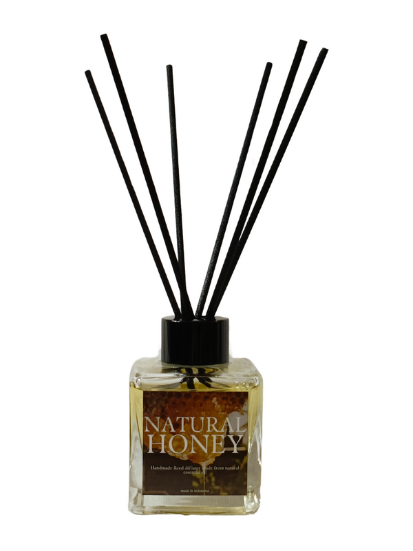 Natural Honey (100ml) - Square Clear Glass