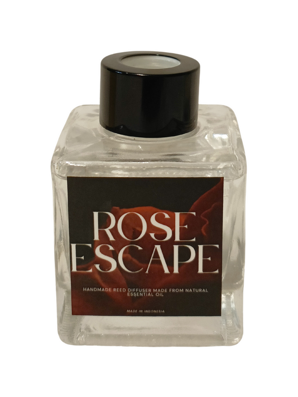 Rose Escape (100ml) - Square Clear Glass