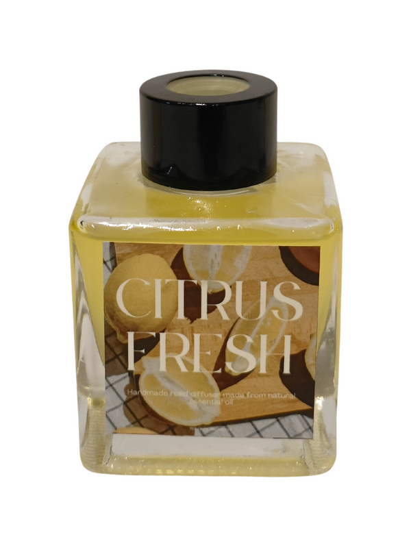 Citrus Fresh (100ml) - Square Clear Glass