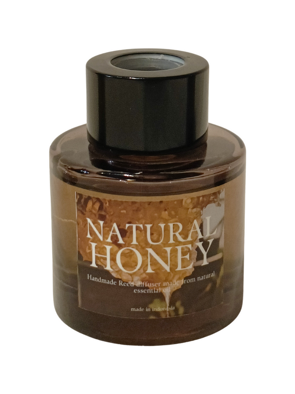 Natural Honey (50ml) - Round Amber Glass