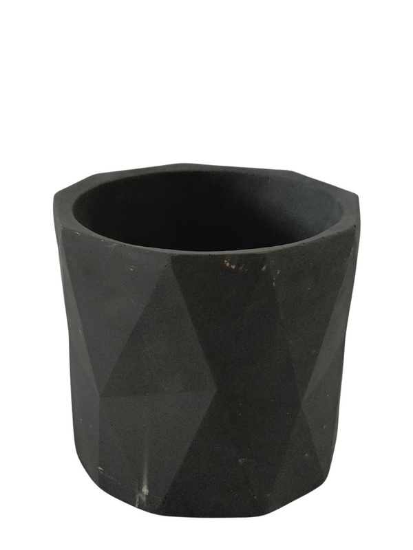 Small Black Modern Pot