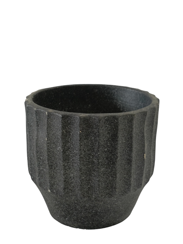 Terracotta Design Pot (Black)