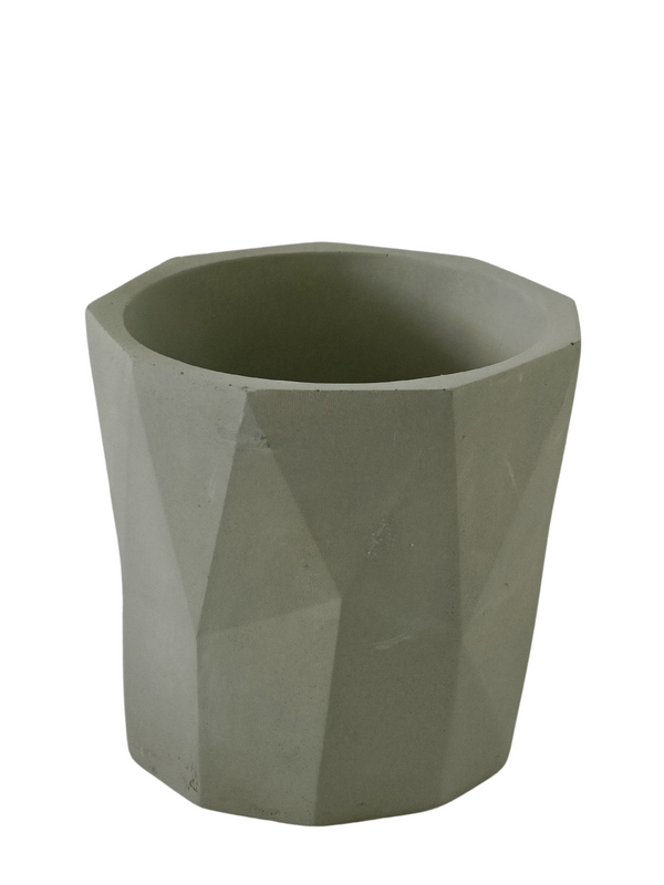 Small Grey Modern Pot