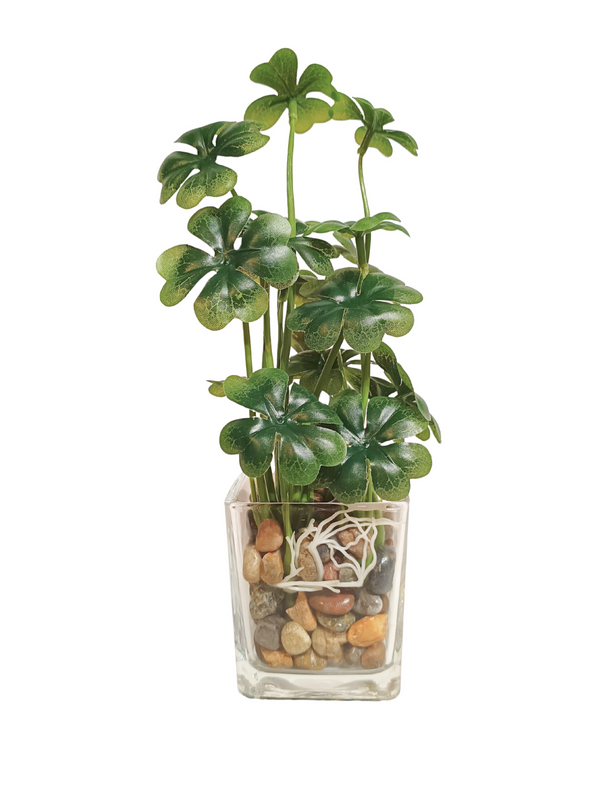 Four-leaf Clover Plant - Table Size (Faux)