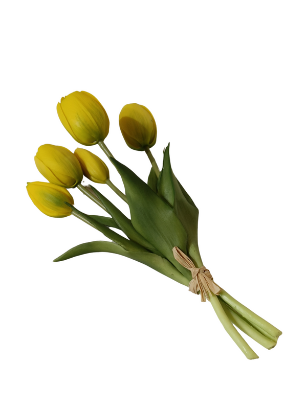 Yellow Tulip (Stalk) - Faux