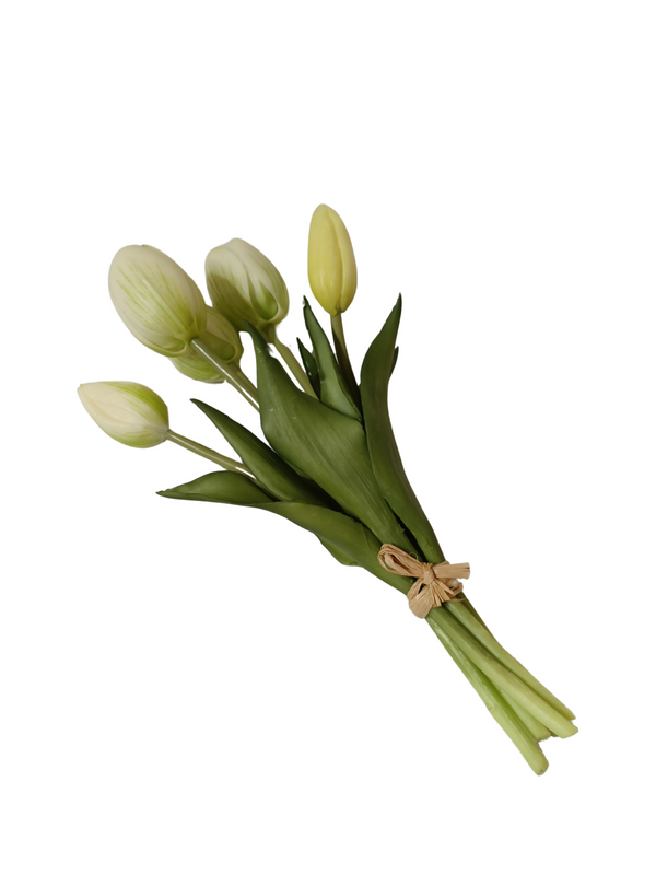 White Tulip (Stalk) - Faux