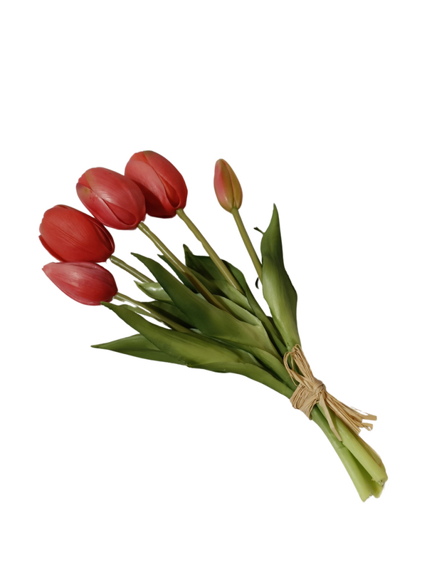 Red Tulip (Stalk) - Faux