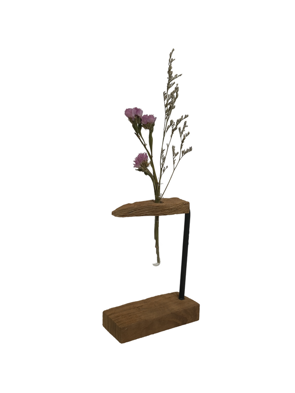 Flower Vase Table Decor 1 (Teak Wood)