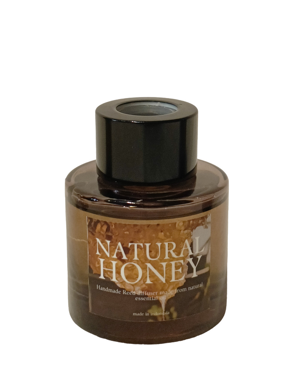Natural Honey (50ml) - Round Amber Glass