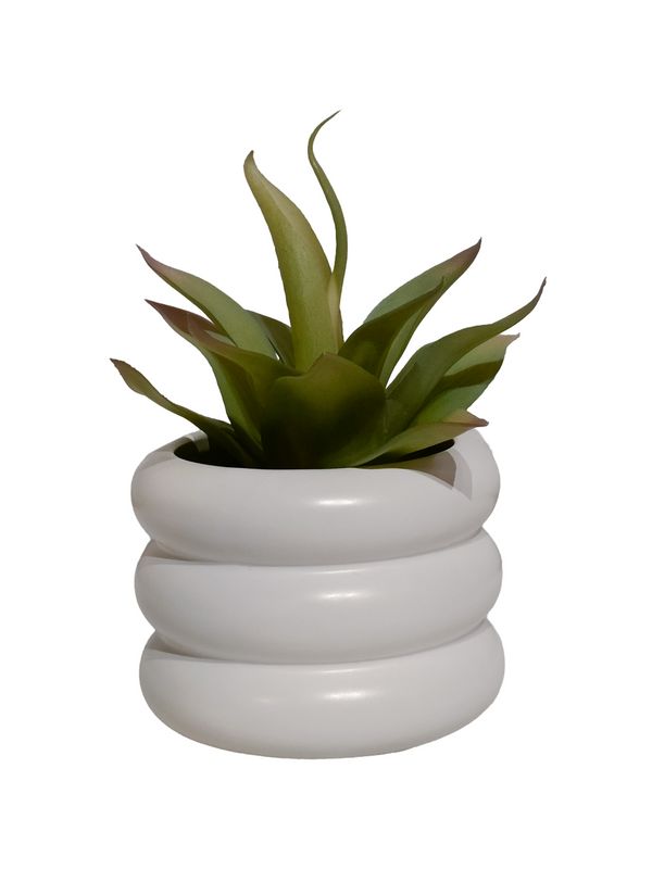 Agave Plant With Modern Pot - Table Size (Faux)