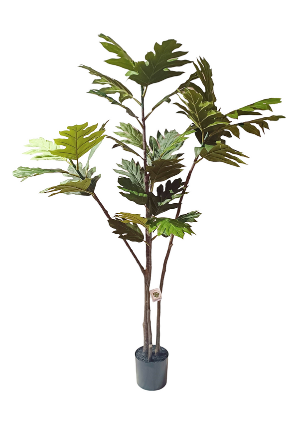 Breadfruit Leaves Tree 1.8m - Faux