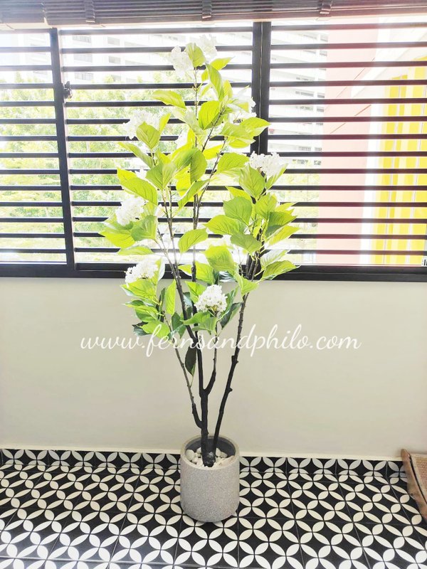 Snowball Viburnum Tree 1.5m - Faux