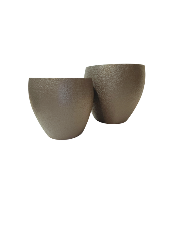 Oval Pot "SOLUS" Series - Black