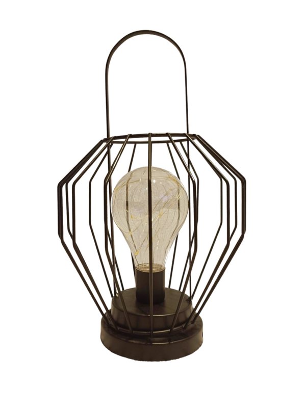 Rustic Table Lamp No.7 (Black)